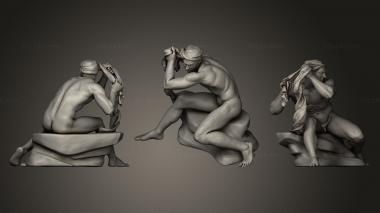Figurines of people Warrior 05 3d model
